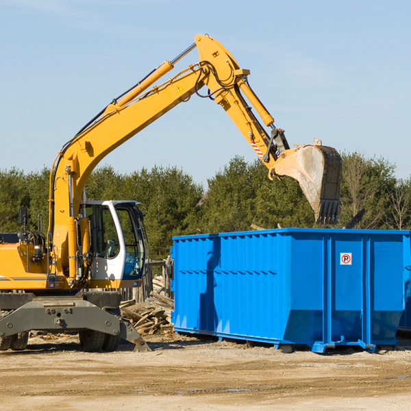 are there any restrictions on where a residential dumpster can be placed in South Lebanon Pennsylvania